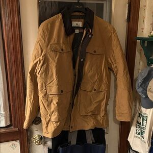 RAINFOREST Men's insulated barn coat field jacket tan brown NWT